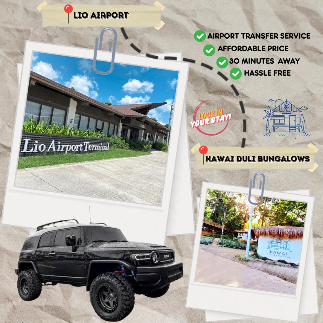 Kawai Duli Bungalows El Nido Exterior foto